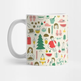 Latin american summer Christmas Mug